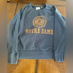 Tailgate brand Notre Dame Crewneck Sweatshirt with women’s size medium